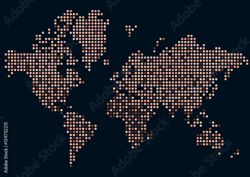Planisphère - Races - Humanité - Population - Cosmopolite