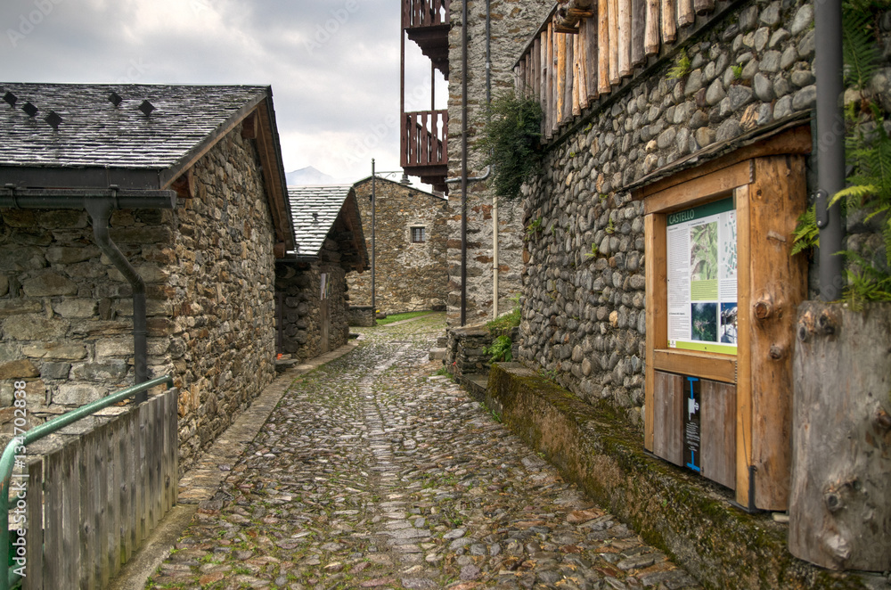 Old authentic village Old authentic village