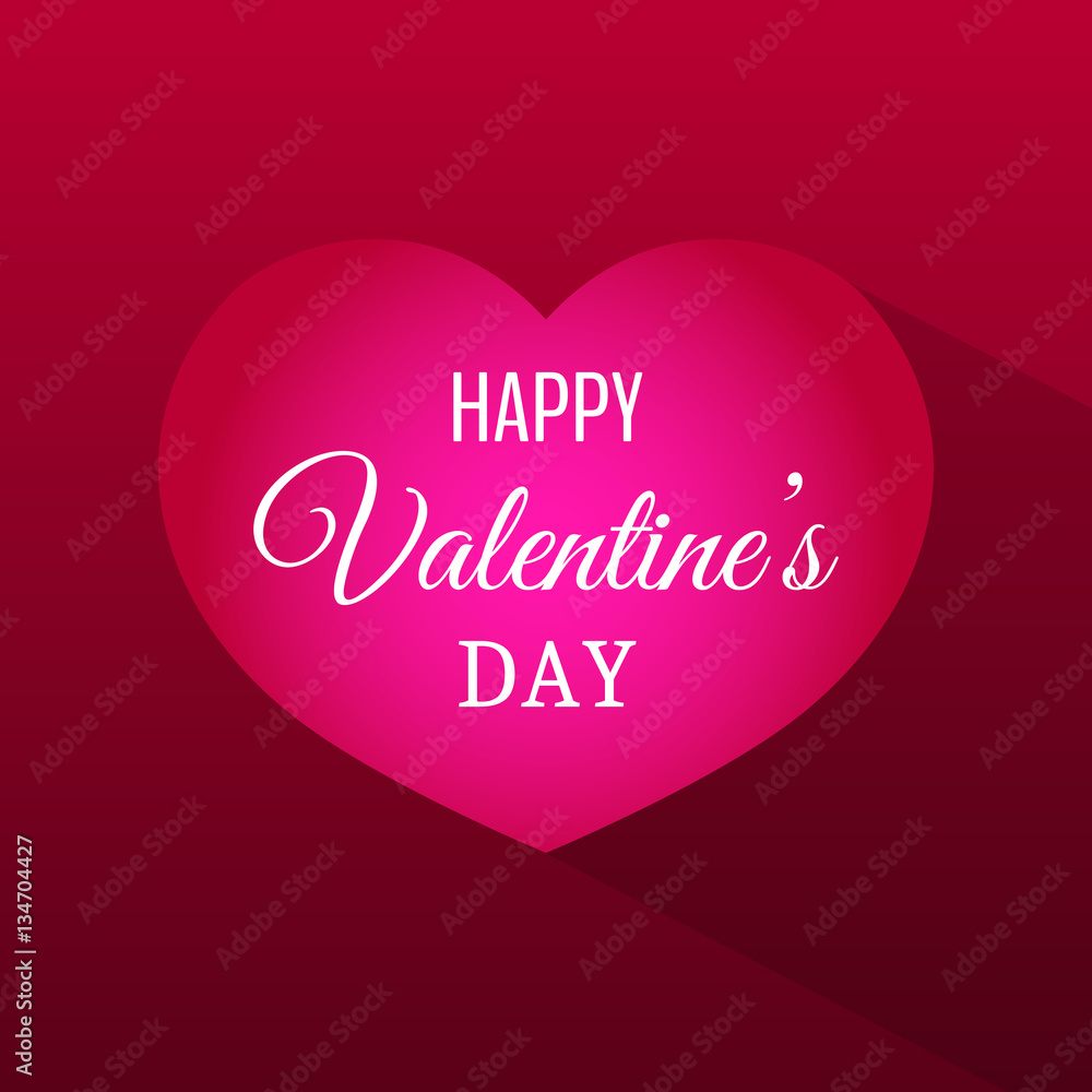 Valentines card with line heart and all you need is love phrase. Valentine s day background
