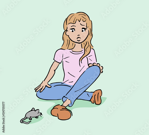 Bang voor een muis