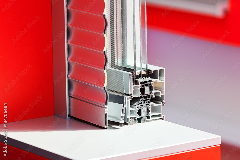 aluminum window frames with shutters