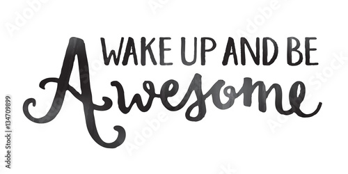 BE AWESOME Quote