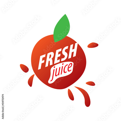 juice splash vector sign