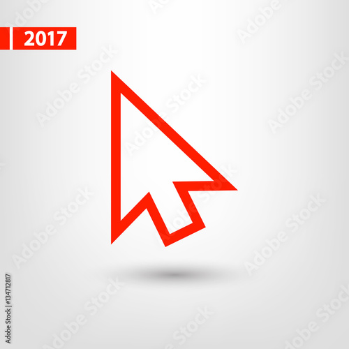 cursors icon, vector illustration. Flat design style Free Download cursors icon, vector illustration. Flat design style - GFXLoad
