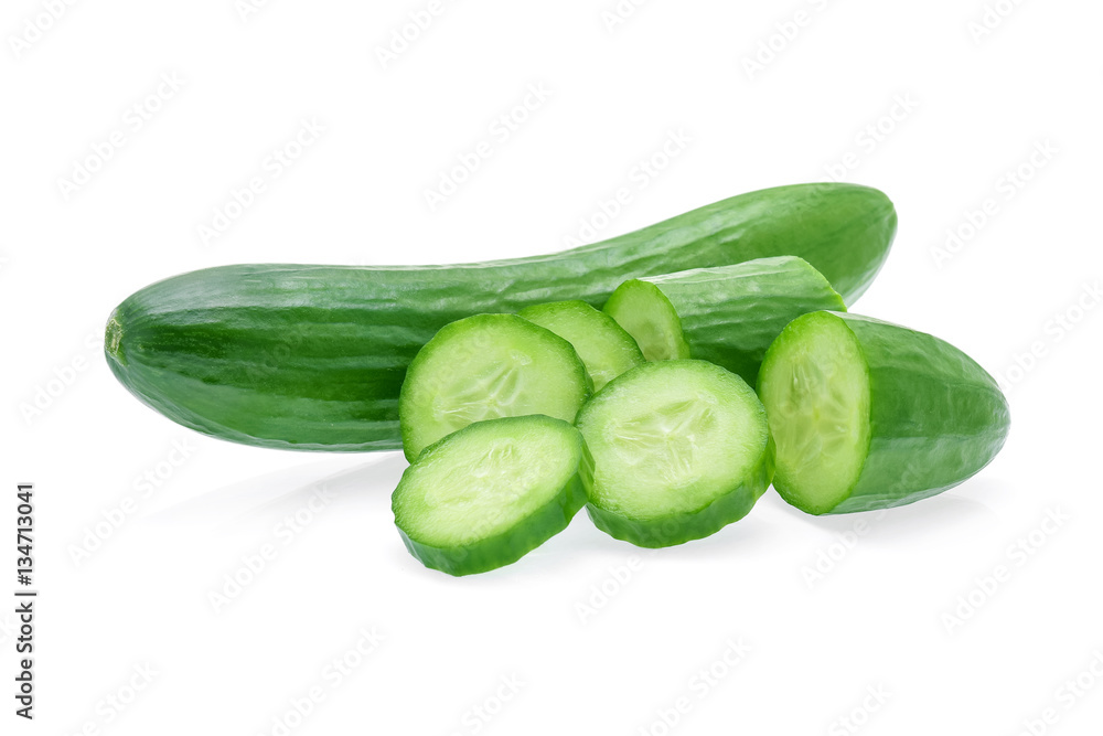 cucumber isolated on white cucumber isolated on white
