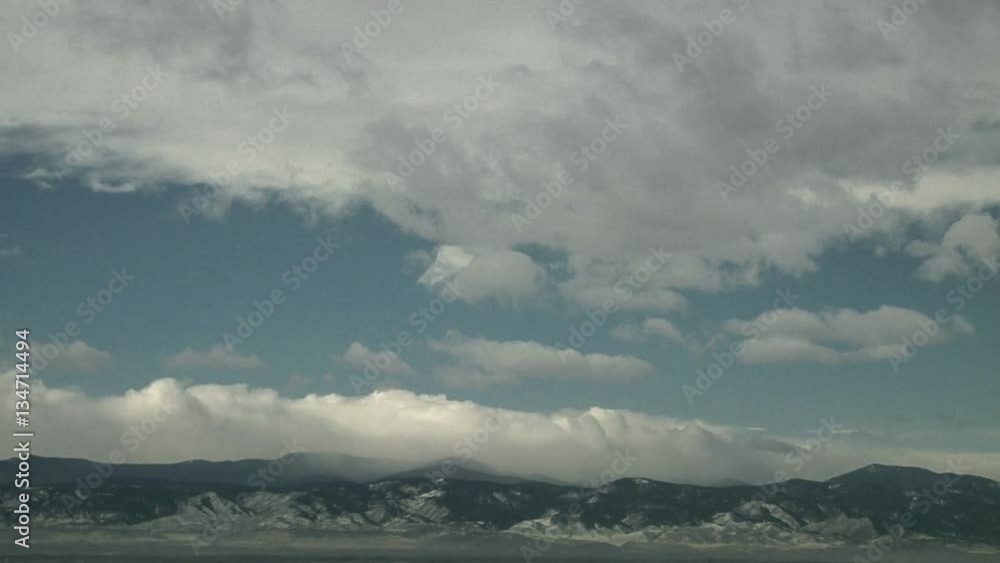 Turbulent Clouds Move Different Directions over Mountains Turbulent Clouds Move Different Directions over Mountains