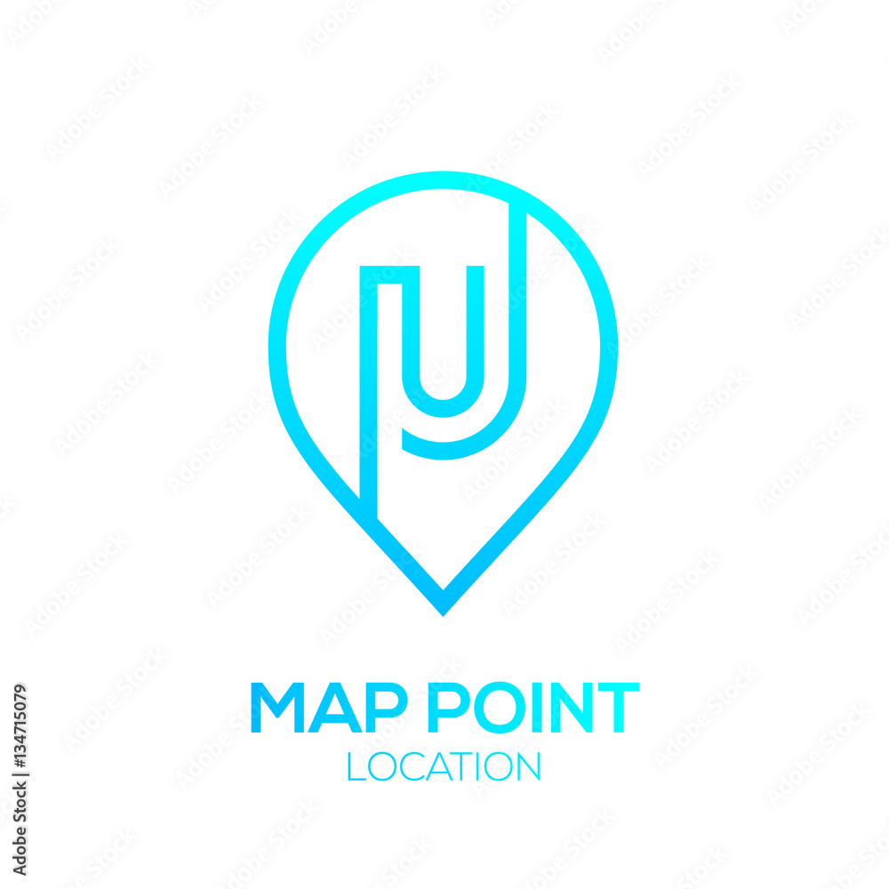 Letter U Logo Map Point Location,City locator,Pin maps symbol,Gps icon,Geo point navigation logotype Letter U Logo Map Point Location,City locator,Pin maps symbol,Gps icon,Geo point navigation logotype