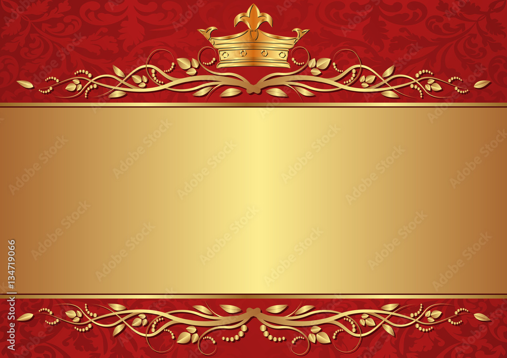 royal background with crown Stock Vector Adobe Stock