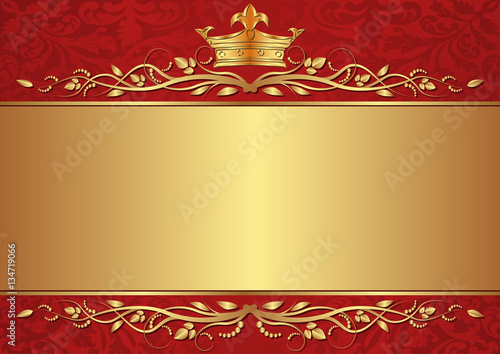 royal background with crown