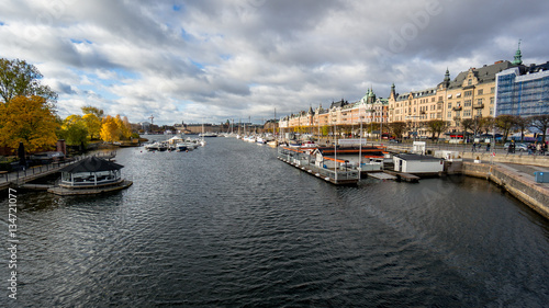 Stockholm, Sweden - October 28, 2016: View of Stockholm cityscape, Sweden © CanYalicn