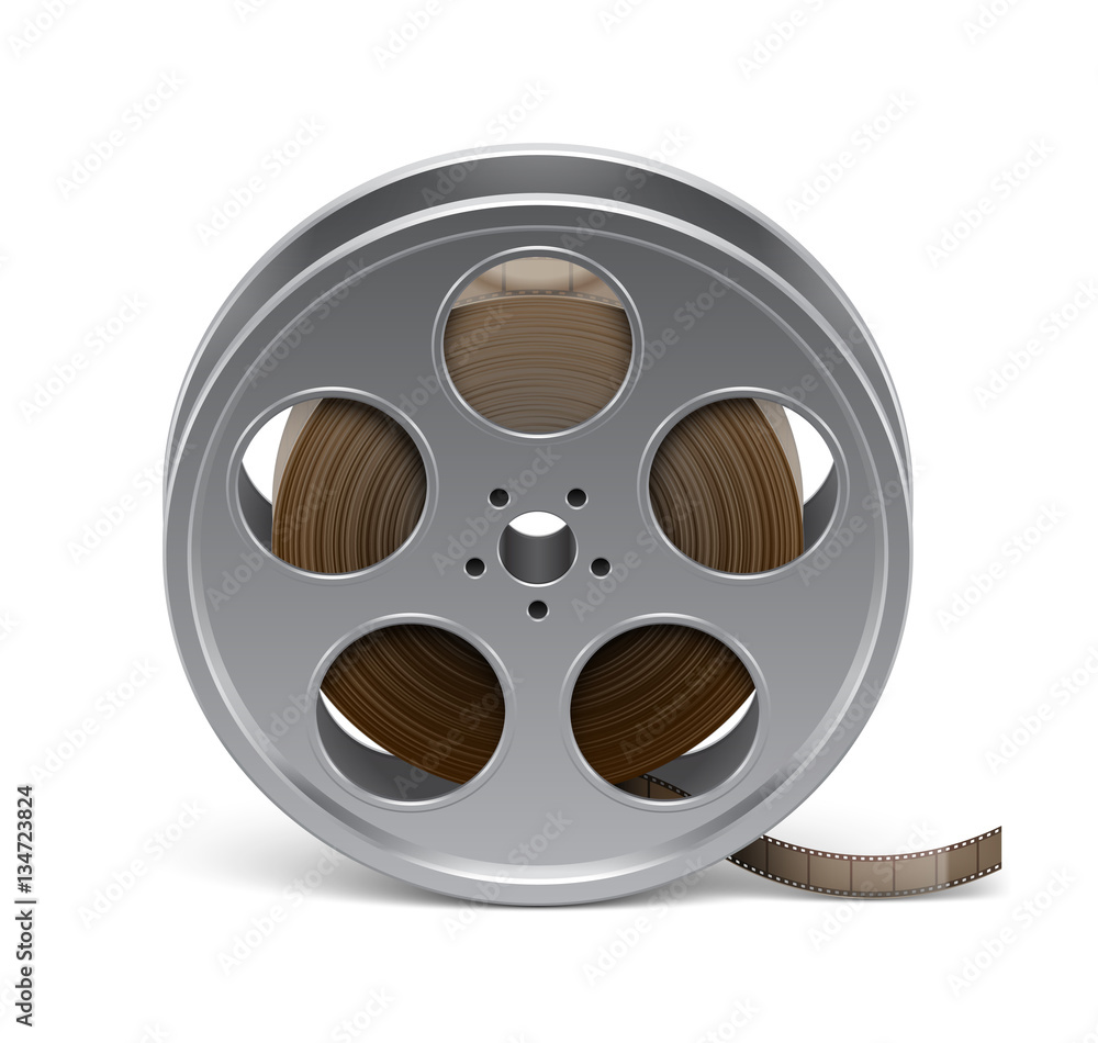 Fototapeta premium Bobine de film vectorielle 1