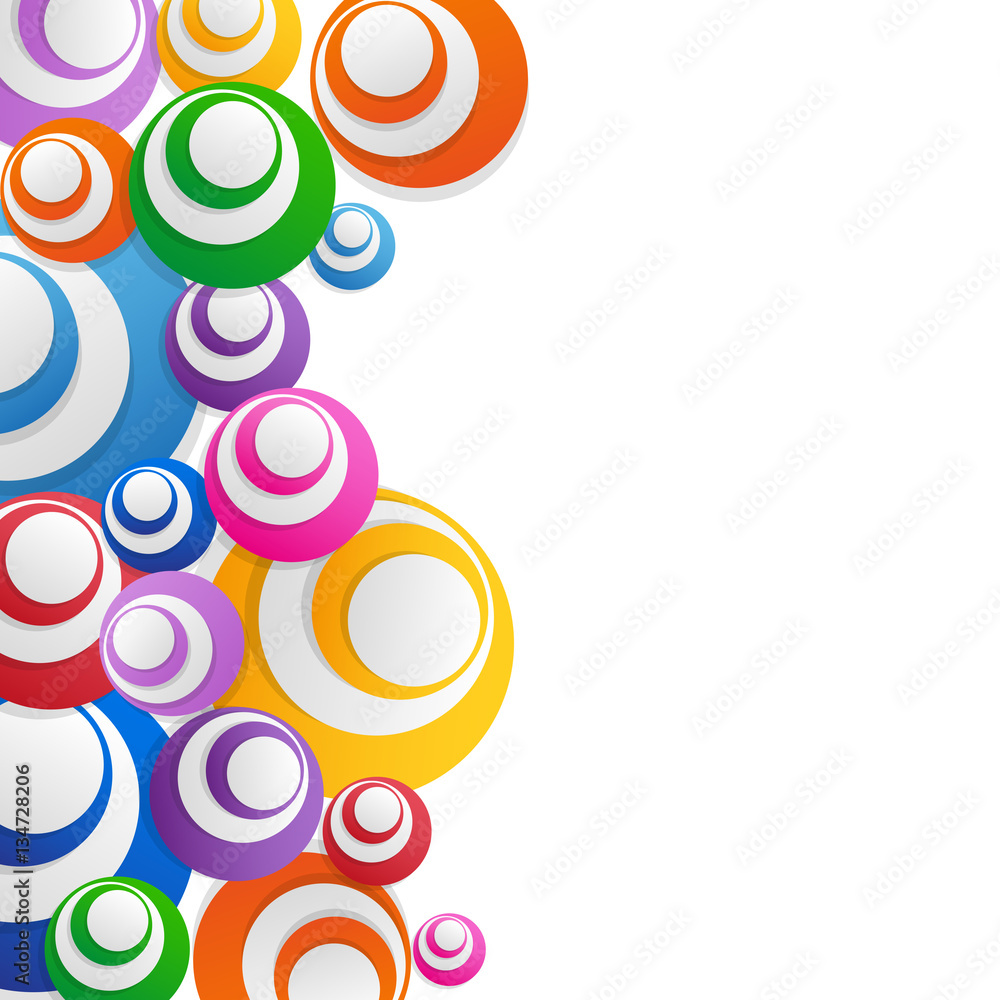 Abstract hi-tech background circles Abstract hi-tech background circles