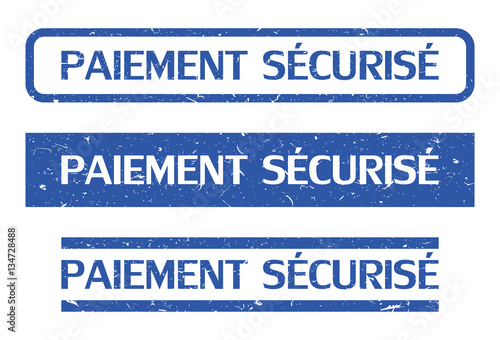 Tampon paiement sécurisé.