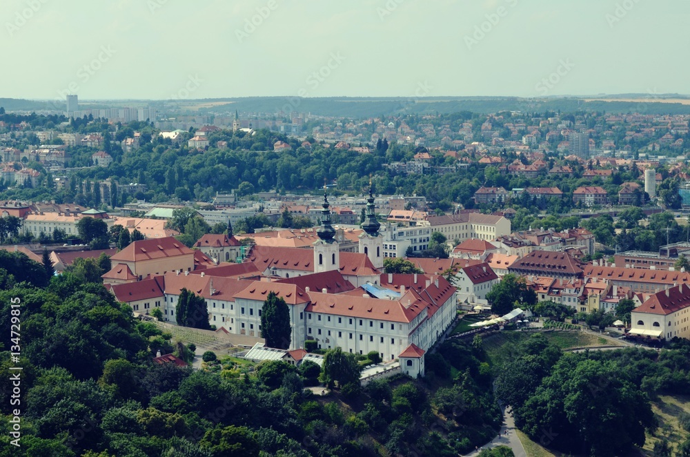 The landscape of Prague