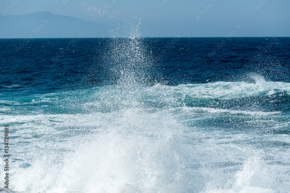 Fototapeta premium 波飛沫