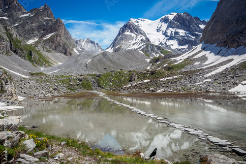 The Vanoise massif is an important mountain range of the Graian Alps in the Western Alps. After the Mont Blanc Massif photo