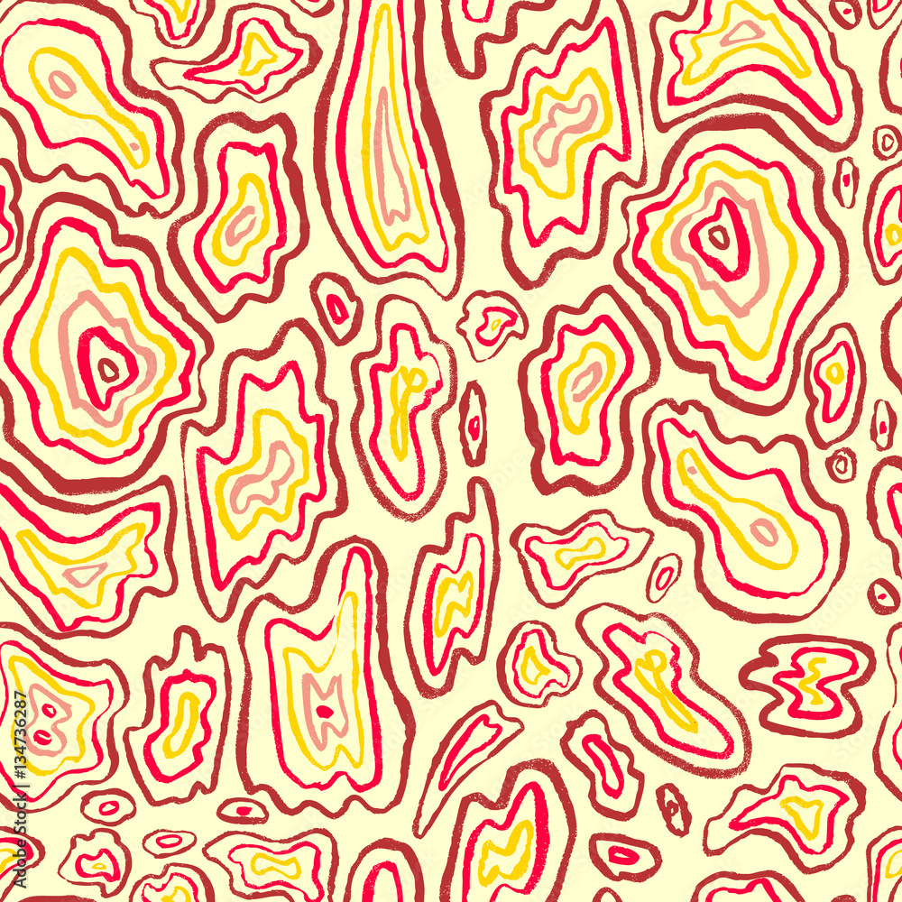 Abstract seamless pattern. Hand drawn artistic ink curves. Abstract seamless pattern. Hand drawn artistic ink curves.