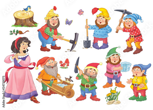 Photography Snow White and the seven dwarfs