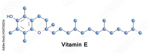 Vitamin E, tocopherol, is a fat-soluble antioxidant, an enzymatic activity regulator, that effects on gene expression