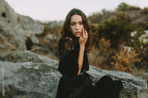 Girl at the country
