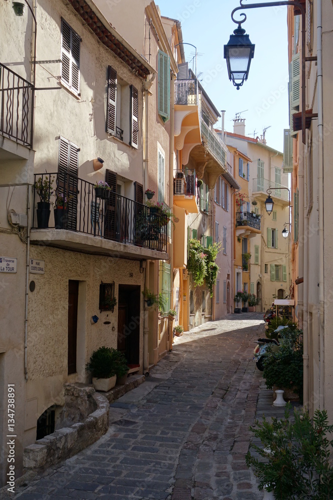Charming street in Cannes