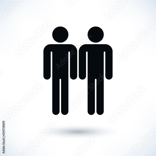 Gay marriage homosexual black icon