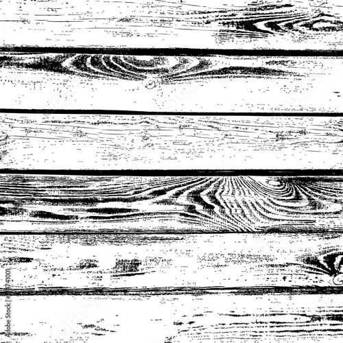 Old wooden grain planks vector texture background