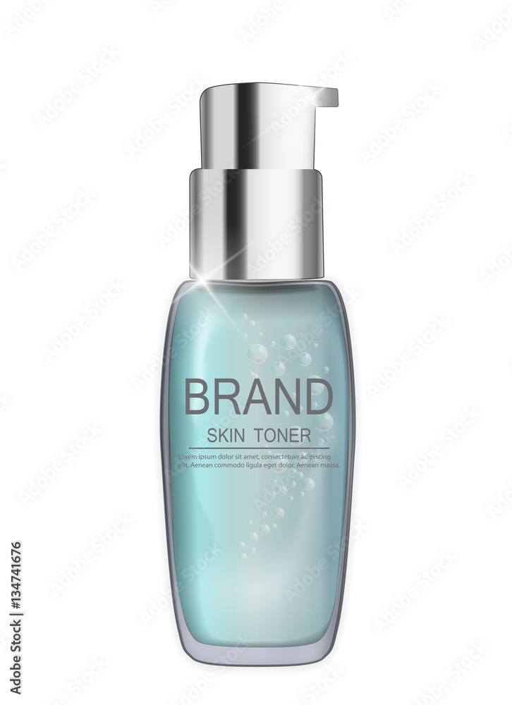 Skin Toner Bottle Tube Template for Ads or Magazine Background. Skin Toner Bottle Tube Template for Ads or Magazine Background.