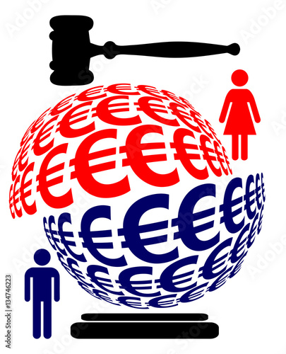 Divided Marital Assets. When married couple separates the whole property will be split according to the separation agreement