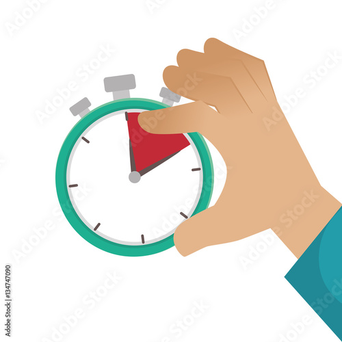 chronometer watch isolated icon vector illustration design