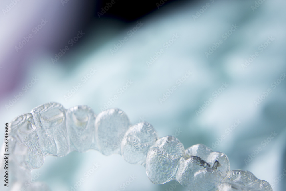 Invisible dental plastic braces Invisible dental plastic braces