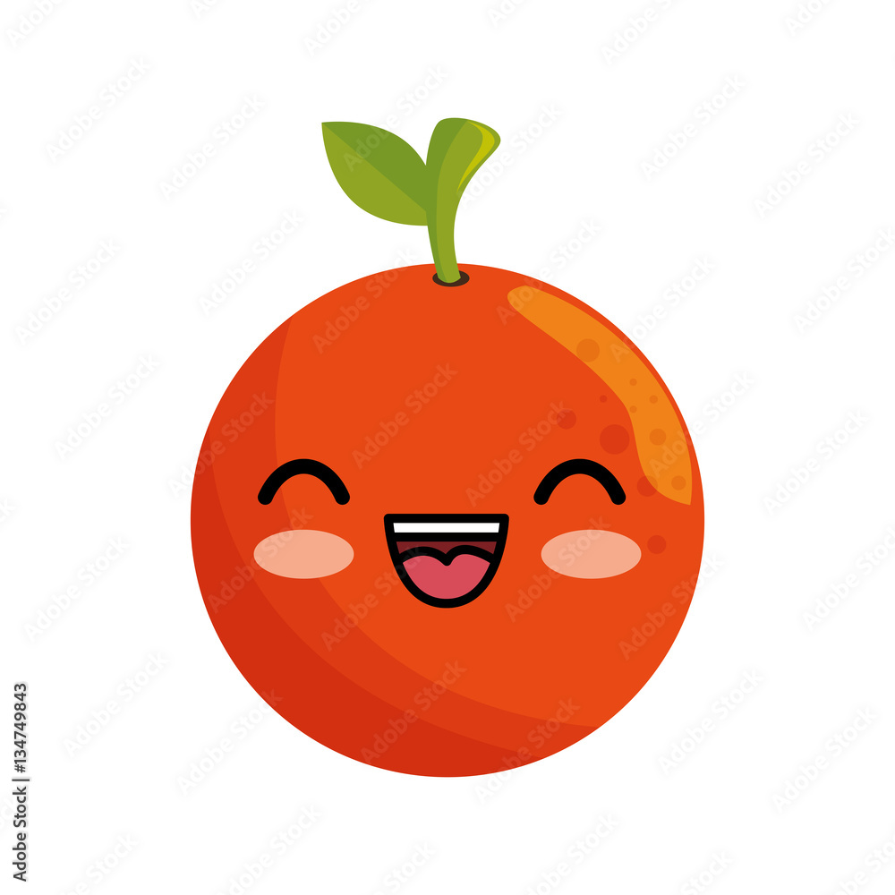 sweet fruit character kawaii style vector illustration design sweet fruit character kawaii style vector illustration design