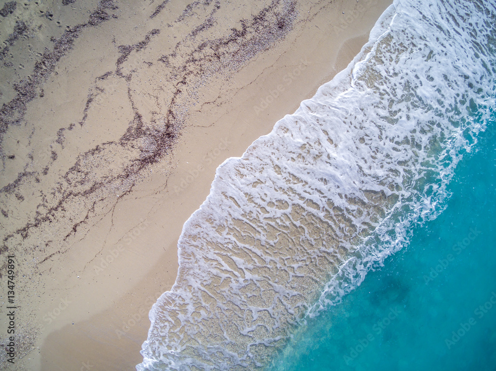 View of a drone at the  Beach