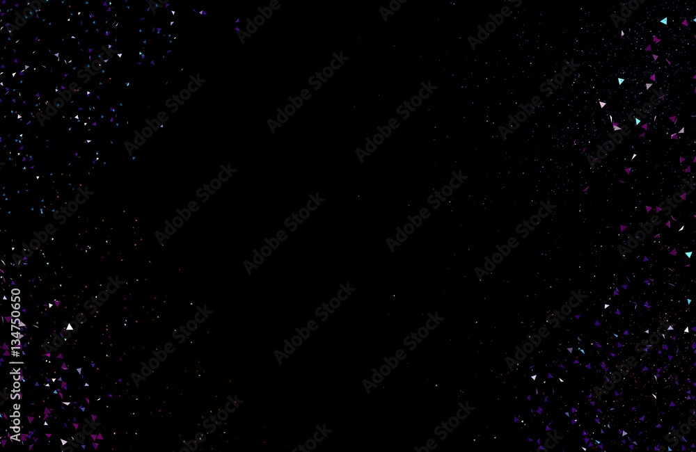 Obraz premium Glitter Texture Background. Explosion of Confetti Triangles.