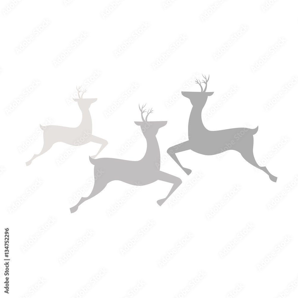 happy merry christmas reindeer card vector illustration design happy merry christmas reindeer card vector illustration design