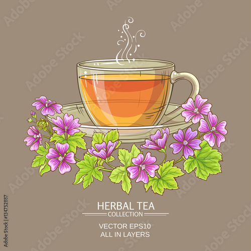 cup of malva tea