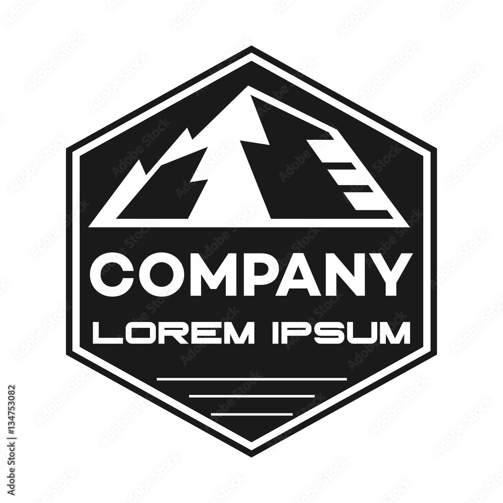 Camping in the mountains logo Camping in the mountains logo