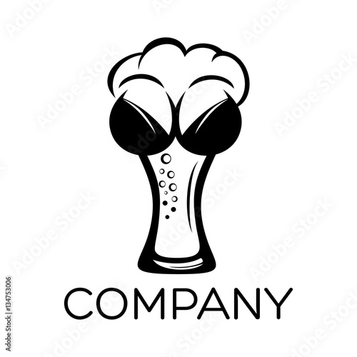 oktoberfest. Mug of beer logo