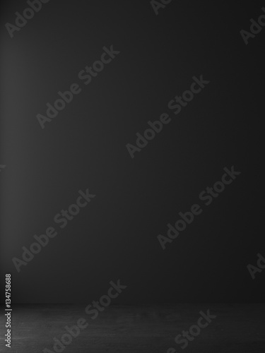 illustration black interior