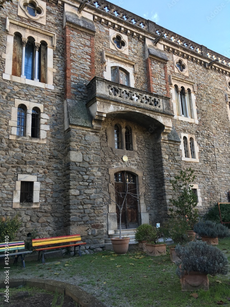 Fototapeta premium Arles sur Tech château