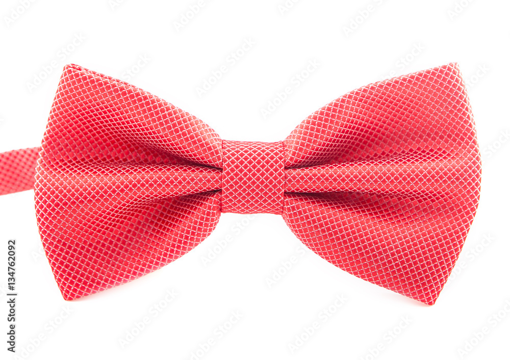 red bow tie isolated on white background red bow tie isolated on white background