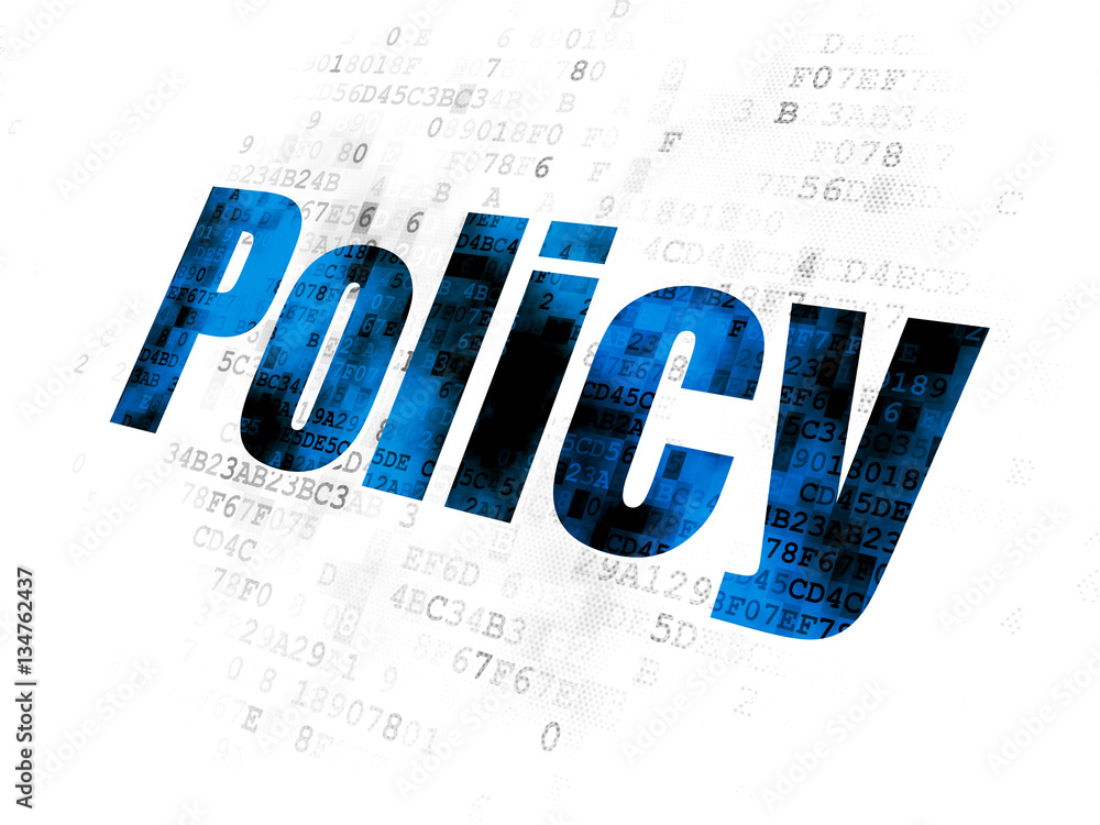 Insurance concept: Policy on Digital background Insurance concept: Policy on Digital background