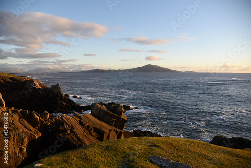Tableau sur toile Clare Island off the Achill Island - Ireland