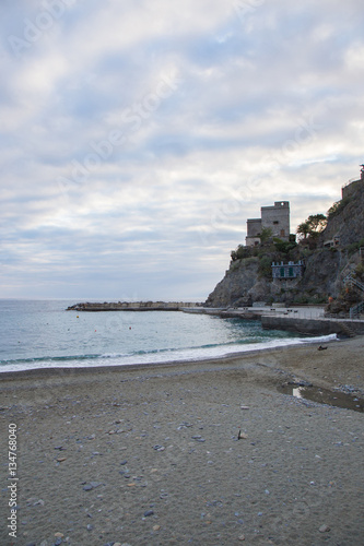 The beach of Monterosso al Mare.