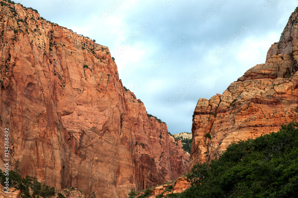 Mountains in zion, utah