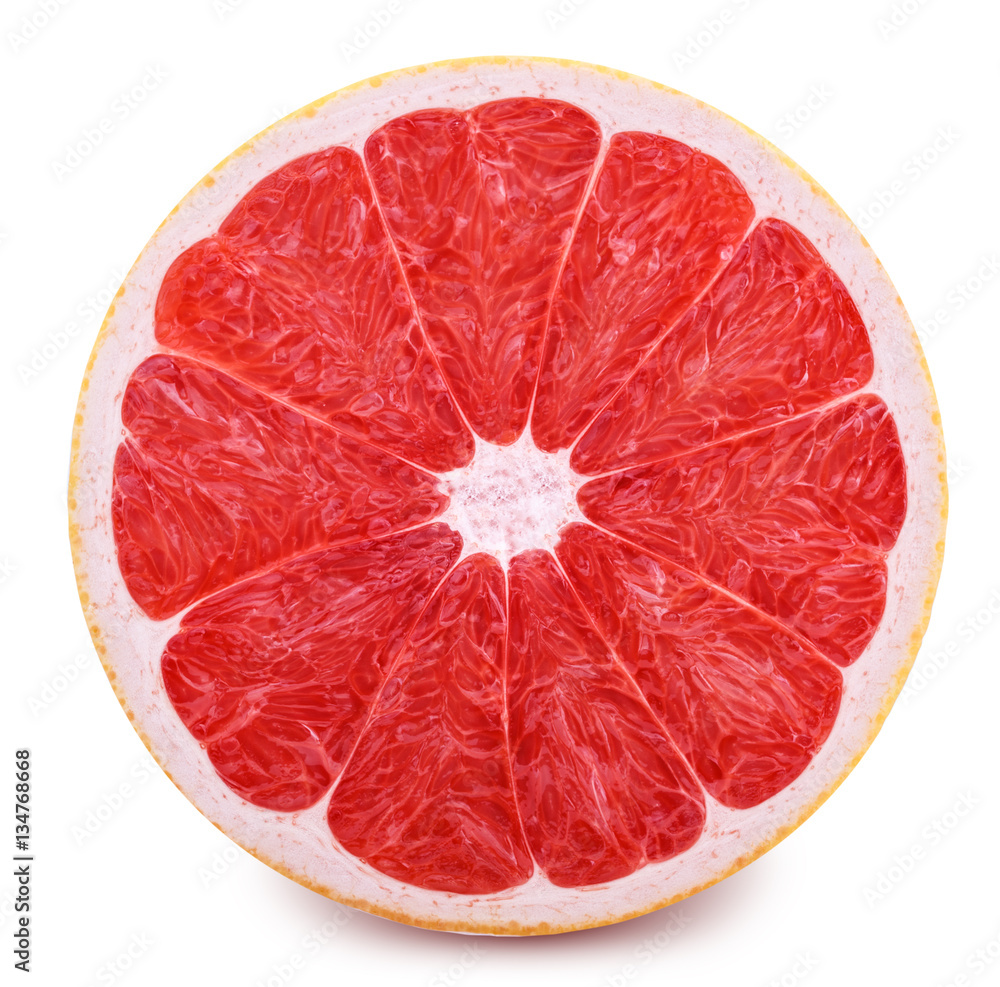 grapefruit isolated on white background