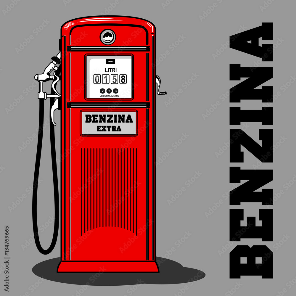 Fototapeta premium vintage gas stations