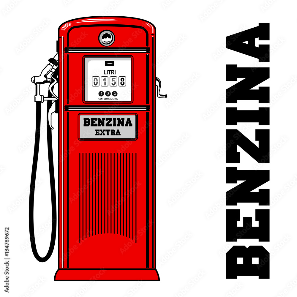 Fototapeta premium vintage gas stations