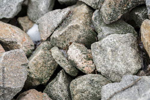 stone texture, background , gray stones in the park