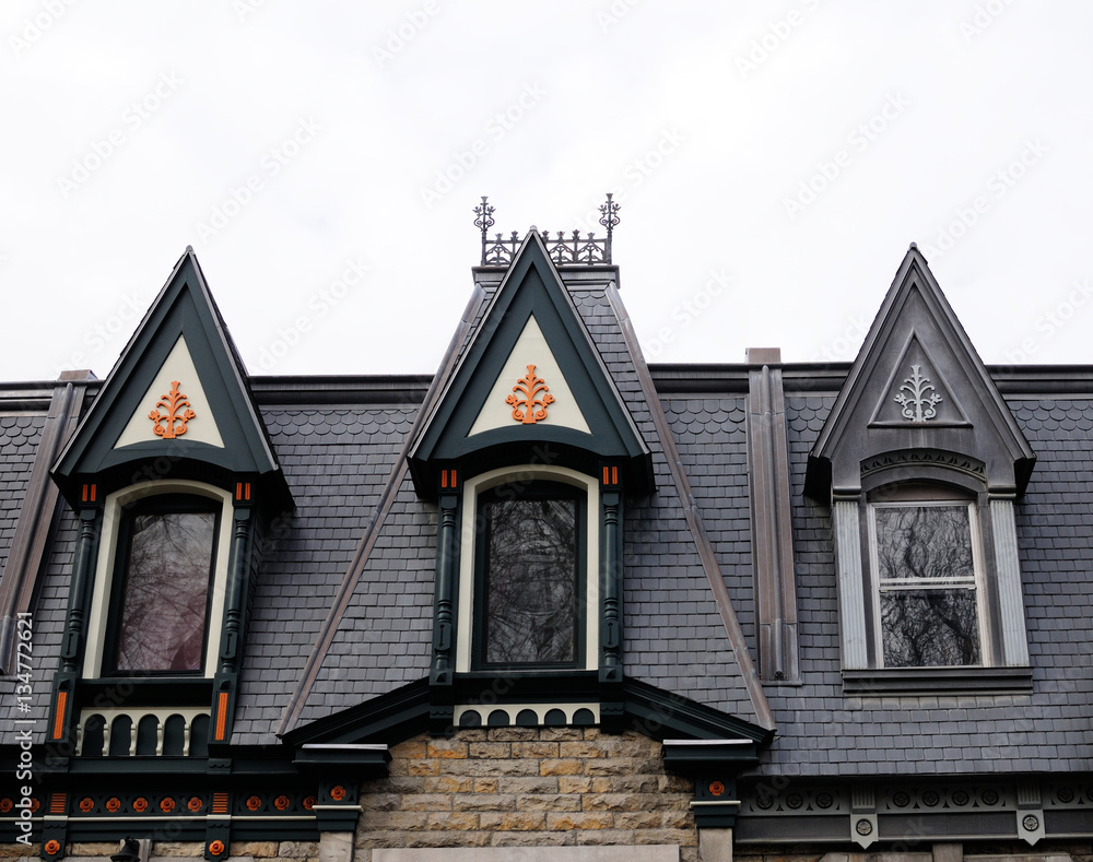 Finestre delle case di Montreal, Canada